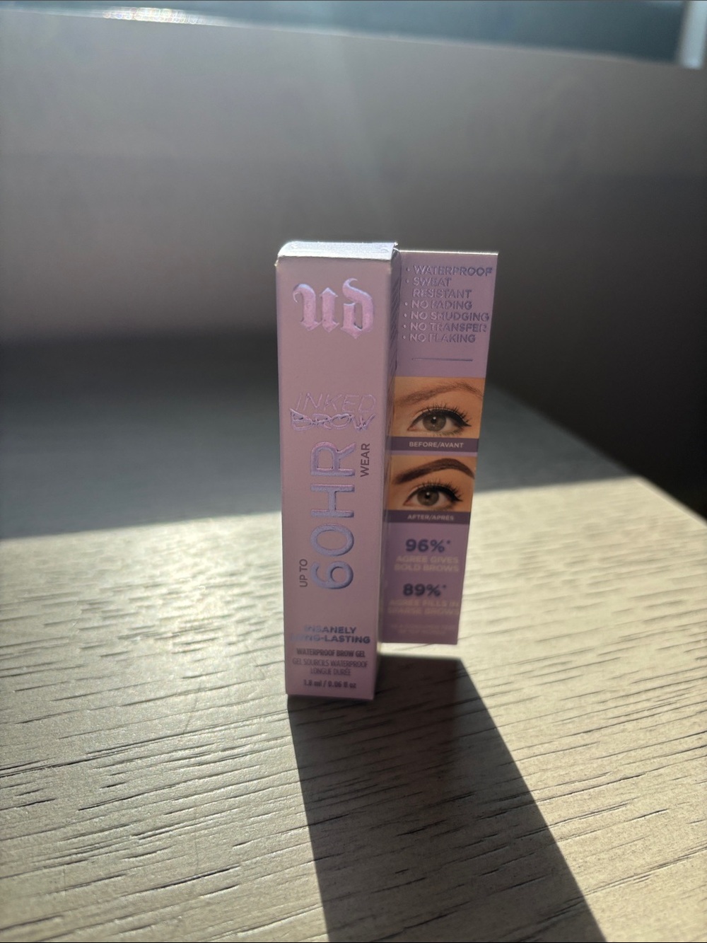 Urban Decay Waterproof Brow Gel — Lilac Purple Packaging